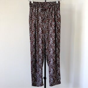 Valija High Waisted Floral Drawstring Pants Size XS